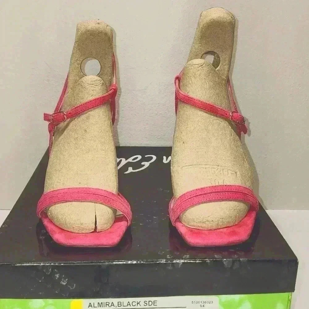 Sam Edelman kit Dahlia pink square toe slingback size 6.5 nwob - Picture 5 of 10